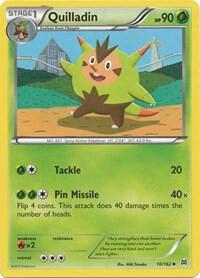Quilladin Pokemon card from XY - BREAKthrough