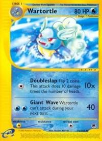 Wartortle Pokemon card from Expedition