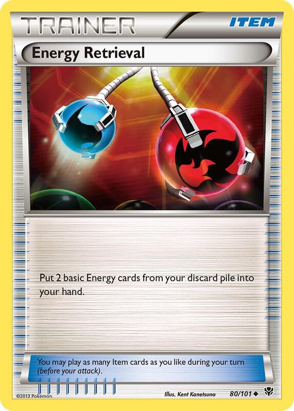 Energy Retrieval Pokemon card from Plasma Blast