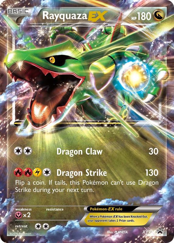 Rayquaza EX (XY73) Pokemon card from XY Promos