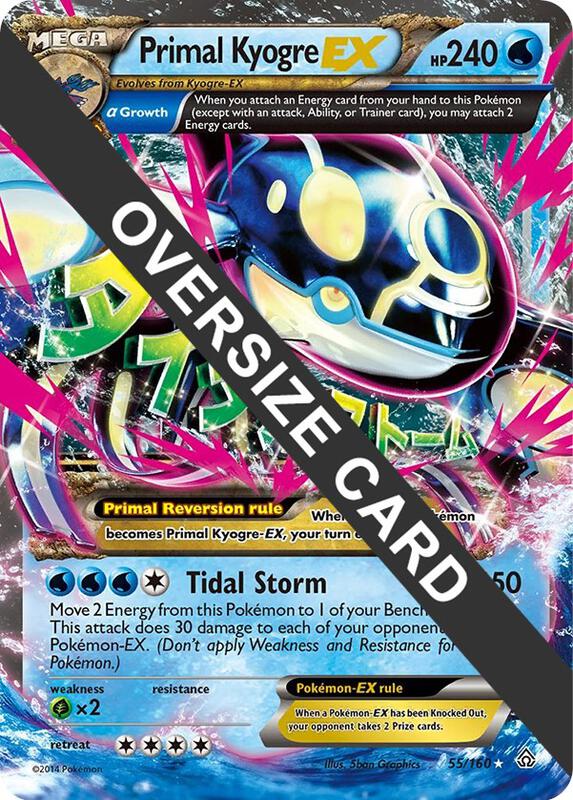 Primal Kyogre EX Pokemon card from Jumbo Cards