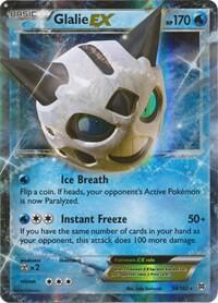 Glalie EX Pokemon card from XY - BREAKthrough