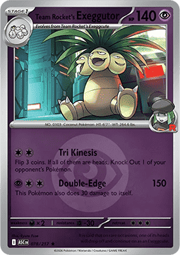 Team Rocket's Exeggutor (Holo)