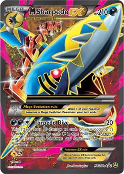 M Sharpedo EX - XY200a Pokemon card from Alternate Art Promos
