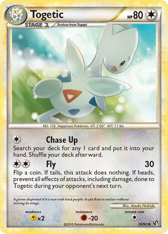 Togetic Pokemon card from Undaunted