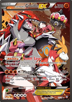 Team Magma's Groudon EX (Holo)