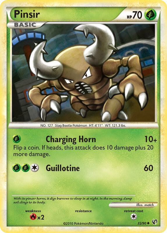 Pinsir Pokemon card from Undaunted