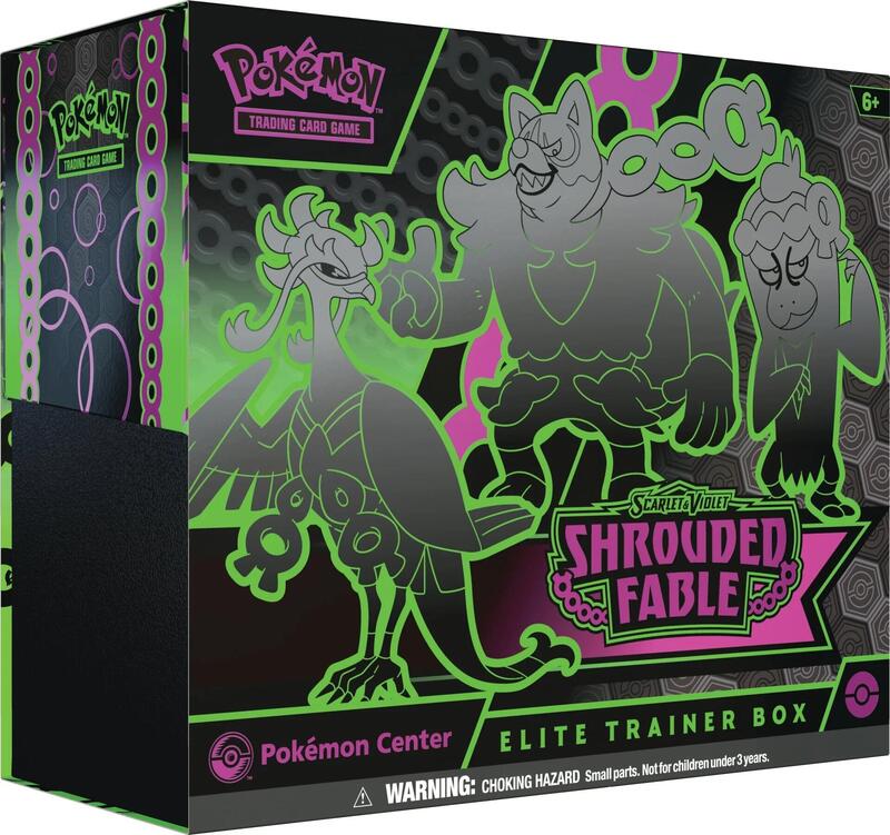 Shrouded Fable Pokemon Center Elite Trainer Box (Exclusive) Pokemon card from SV: Shrouded Fable