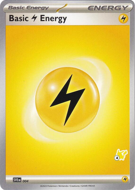 Basic Lightning Energy - Pikachu 4 Pokemon card from Battle Academy 2024