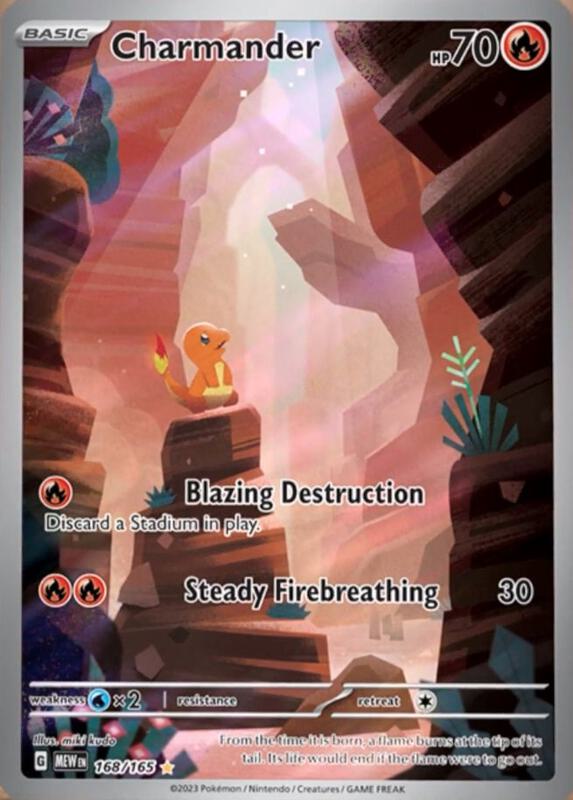 Charmander Pokemon card from SV: Scarlet & Violet 151