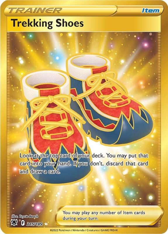 Trekking Shoes (Secret) Pokemon card from SWSH10: Astral Radiance