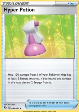 Hyper Potion Pokemon card from Champion's Path