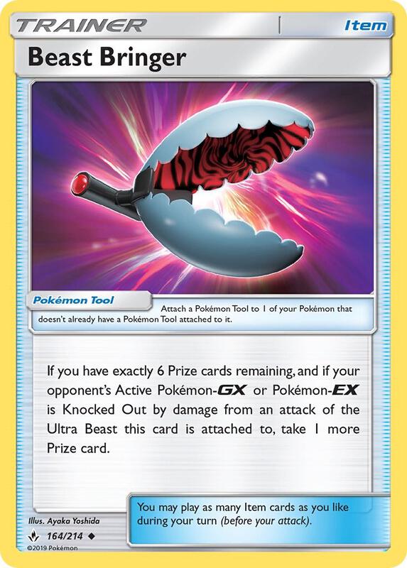 Beast Bringer Pokemon card from SM - Unbroken Bonds