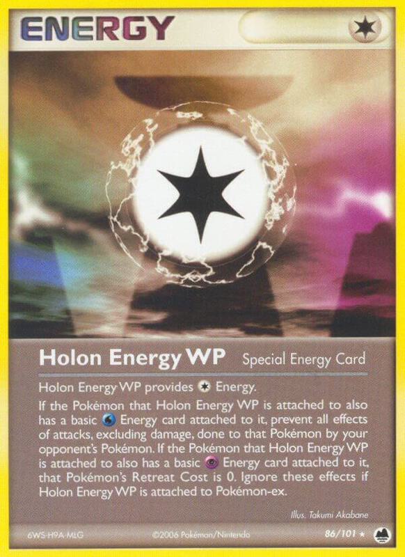 Holon Energy WP Pokemon card from Dragon Frontiers