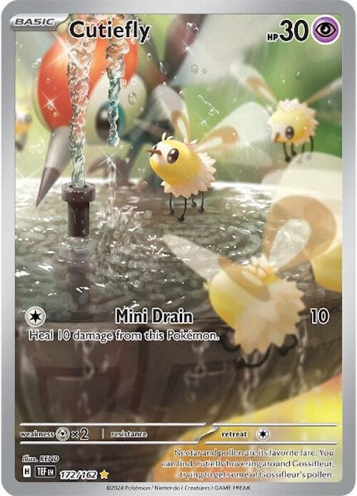 Cutiefly Pokemon card from SV05: Temporal Forces