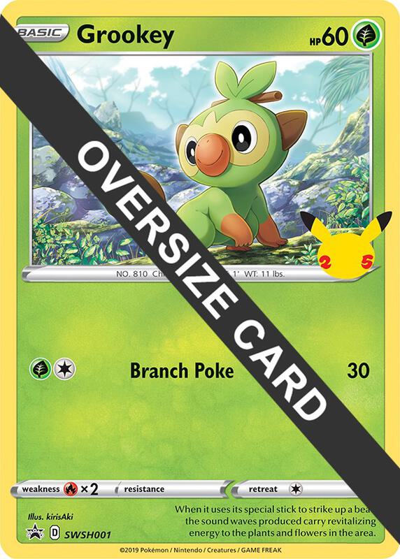 Grookey Pokemon card from First Partner Pack