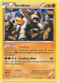 Terrakion - BW71 Pokemon card from Black and White Promos