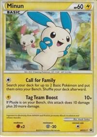 Minun - HGSS17 Pokemon card from HGSS Promos