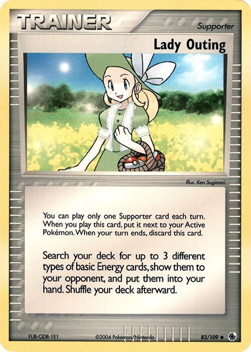 Lady Outing Pokemon card from Deck Exclusives