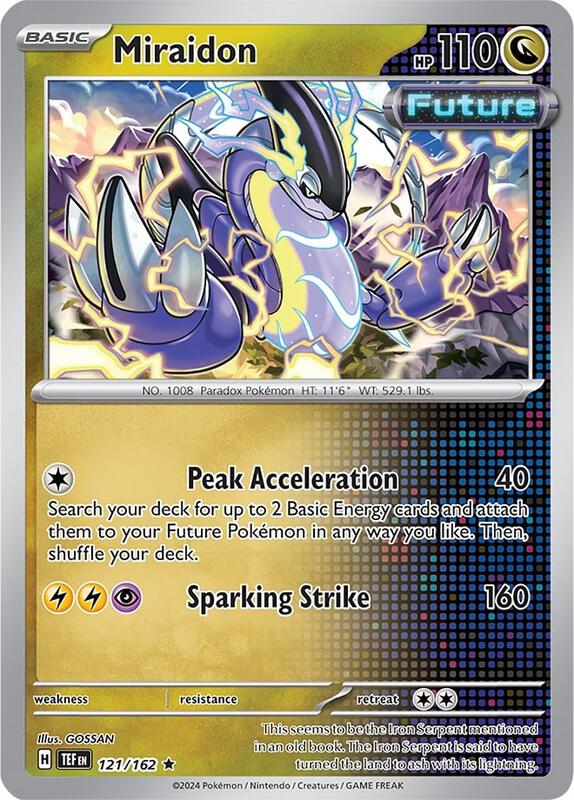 Miraidon Pokemon card from Deck Exclusives