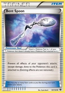 Bent Spoon Pokemon card from Fates Collide