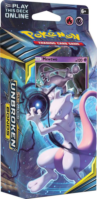 Unbroken Bonds Battle Minds Theme Deck - [Mewtwo] Pokemon card from SM - Unbroken Bonds