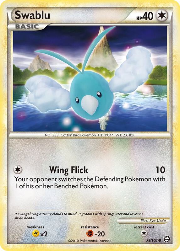 Swablu Pokemon card from Triumphant