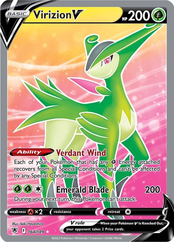 Virizion V (Full Art) Pokemon card from SWSH10: Astral Radiance