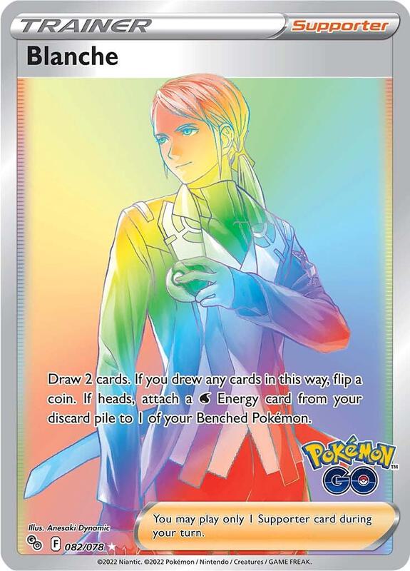 Blanche (Secret) Pokemon card from Pokemon GO
