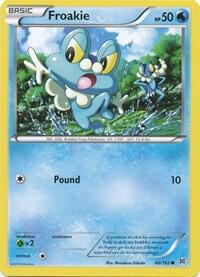 Froakie Pokemon card from XY - BREAKthrough