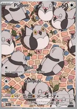 Pidove Pokemon card from Black Bolt
