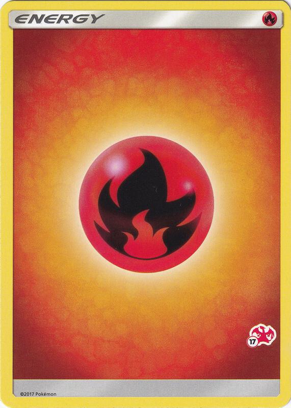 Fire Energy (#17 Charizard Stamped) Pokemon card from Battle Academy