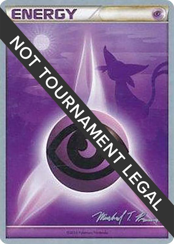 Psychic Energy - 2010 (Michael Pramawat) Pokemon card from World Championship Decks