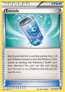 Evosoda Pokemon card from XY