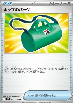 Hop's Bag Pokemon card from Battle Partners