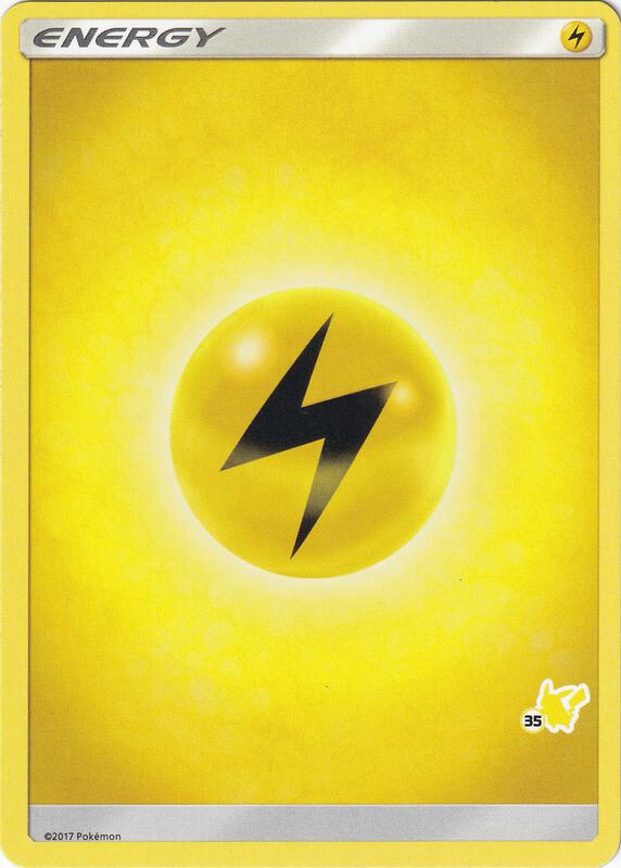 Lightning Energy (#35 Pikachu Stamped) Pokemon card from Battle Academy