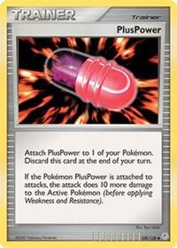PlusPower Pokemon card from Diamond and Pearl