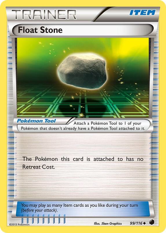 Float Stone Pokemon card from Plasma Freeze