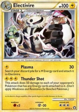 Electivire Pokemon card from Triumphant
