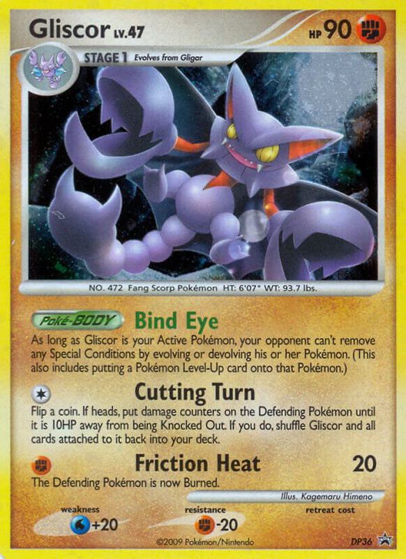 Gliscor - DP36 Pokemon card from Diamond and Pearl Promos