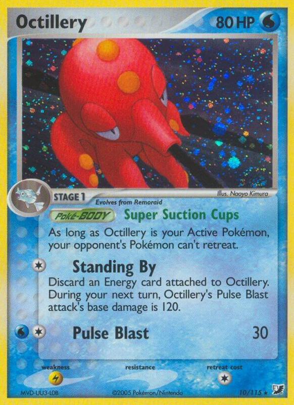 Octillery Pokemon card from Unseen Forces
