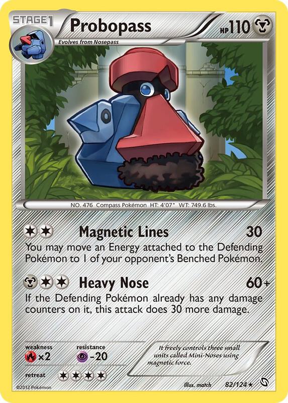 Probopass Pokemon card from Dragons Exalted