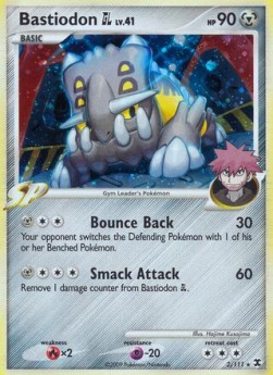 Bastiodon [GL] Lv.41 (Holo) Pokemon card from Rising Rivals