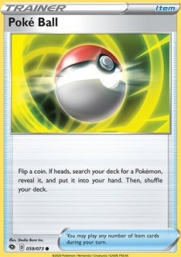 Poké Ball Pokemon card from Champion's Path