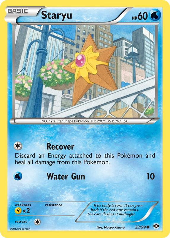 Staryu Pokemon card from Next Destinies
