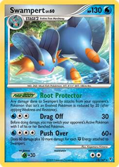 Swampert Pokemon card from Deck Exclusives