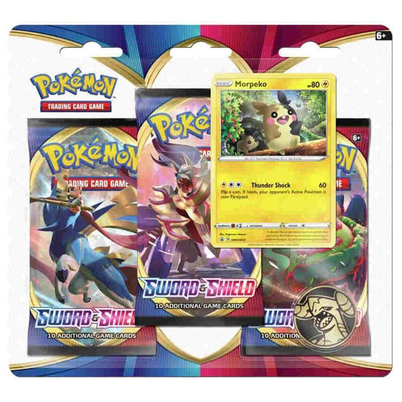 Sword & Shield 3 Pack Blister [Morpeko] Pokemon card from SWSH01: Sword & Shield Base Set