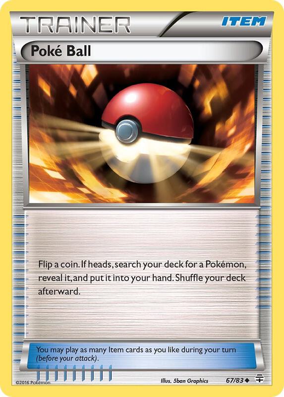Poke Ball Pokemon card from Generations