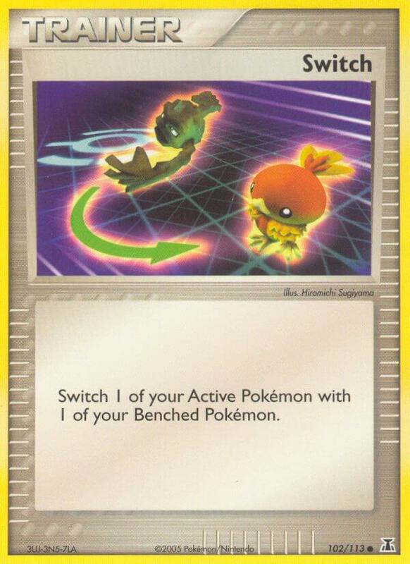 Switch Pokemon card from Delta Species