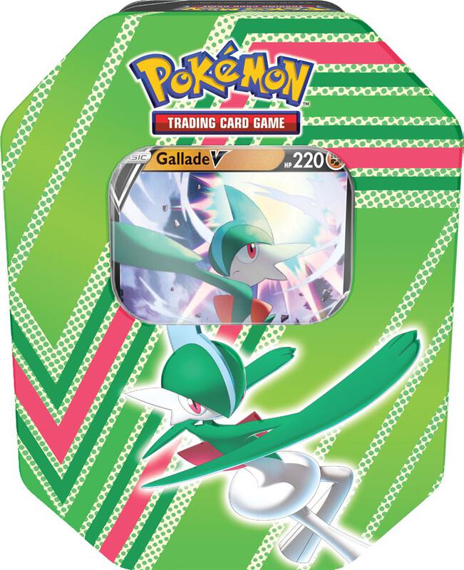 Hidden Potential Tin [Gallade V] (International Version) Pokemon card from TCG: Tempest